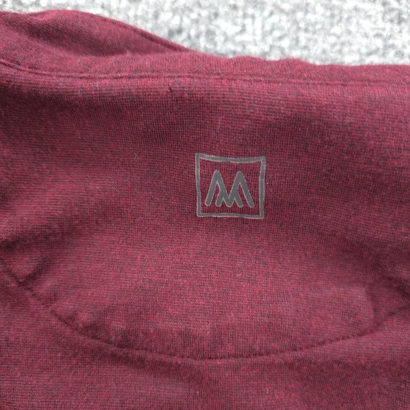 Mizzen+Main Burgundy Zip Up Sweater - Picture 6 of 11